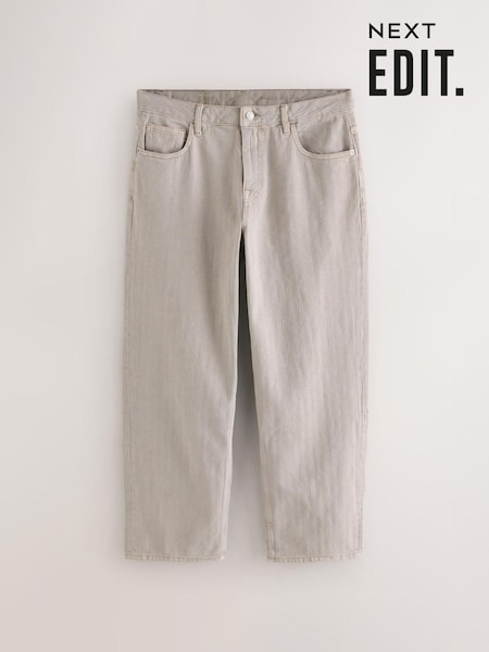 Stone Edit Textured Baggy Jeans (W33469) | R$ 385