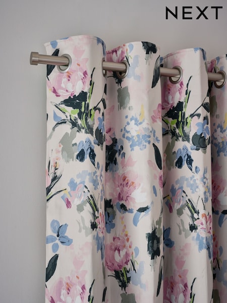 Floral Blackout/Thermal Eyelet Curtains (W33507) | 8,250 RSD - 18,200 RSD