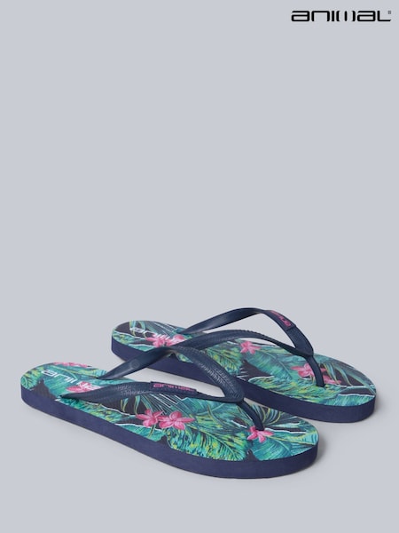 Animal Pink Womens Oceana Printed Flip Flop Sandals (W33765) | €32