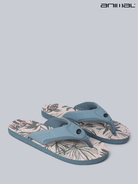 Animal Bottle Green Mens Jekyl Flip Flops (W33767) | R$ 285