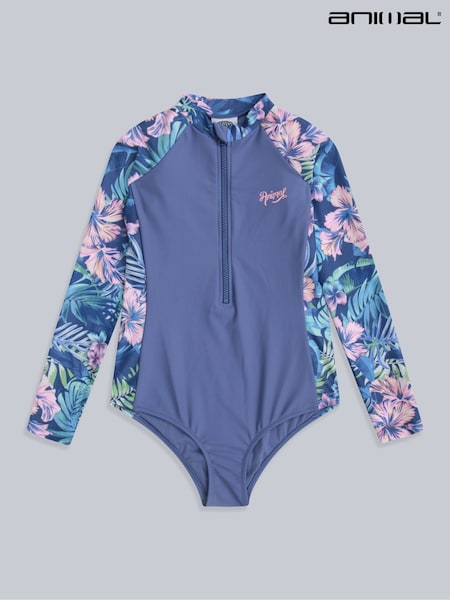 Lilla - Animal Kids Gala hurtigtørkende surfedress (W33769) | kr386