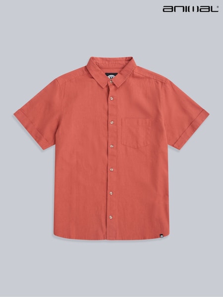 Animal Orange Mens Bayside Shirt (W33774) | €60