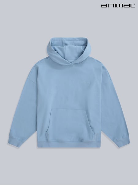 Animal Blue Womens Idol Drop Shoulder Hoodie (W33785) | €65