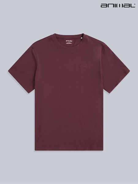 Animal Purple Mens Icon Plain 100% Cotton T-Shirt (W33787) | 114 QAR