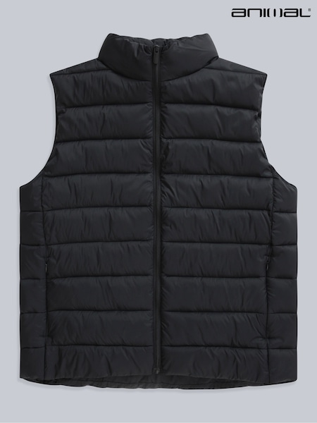 Animal Black Womens Light Cosi Water Resistant Gilet (W33789) | €76