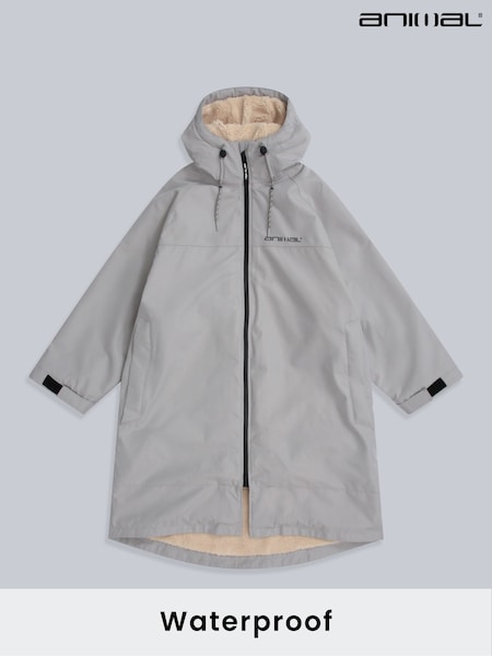 Harmaa - Animal Womens Hazey Waterproof Beach Parka (W33793) | €221