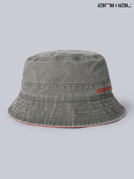 Animal Green Sean Bucket 100% Cotton Hat (W33802) | €33