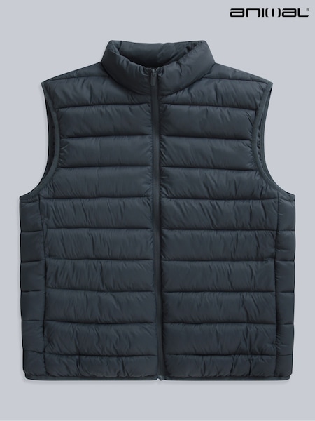 Animal Blue Mens Light Cosi Water Resistant Gilet (W33807) | ₪267