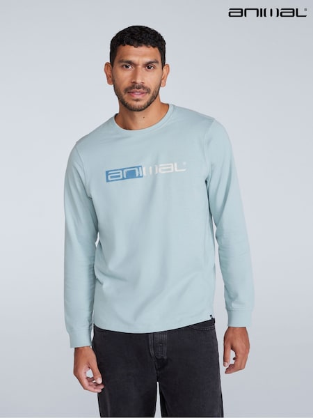 Animal Blue Mens Tommy Graphic Print UV Max 100% Cotton T-Shirt (W33814) | R$ 345
