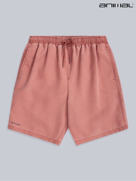 Portocaliu - Animal Mens Deep Dive Quick Drying Board Shorts (W33825) | 238 LEI