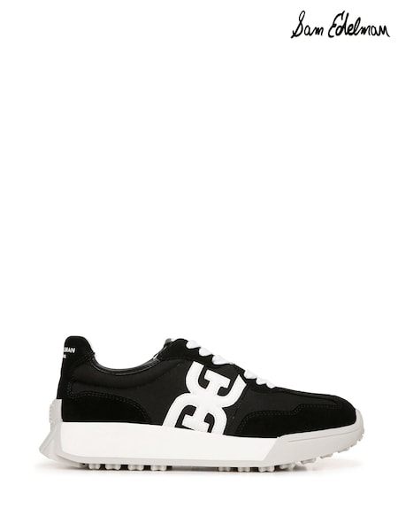 Sam Edelman Regular Fit Langley Lace-Up Black Trainers (W33906) | €179