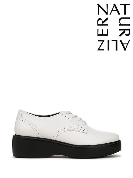 Alb - Naturalizer mărime standard Obține brogue Pantofi (W33915) | 1,080 LEI