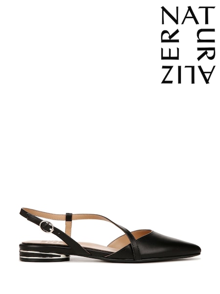 Naturalizer Regular Fit Hawaii Black Slingback Shoes (W33918) | € 158