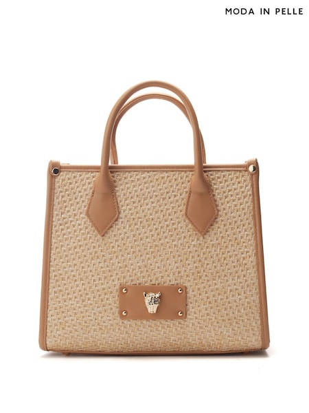 טבעי - Moda in Pelle Sunnie Mini Top Handle Summer Bag (W33931) | ‏397‏₪