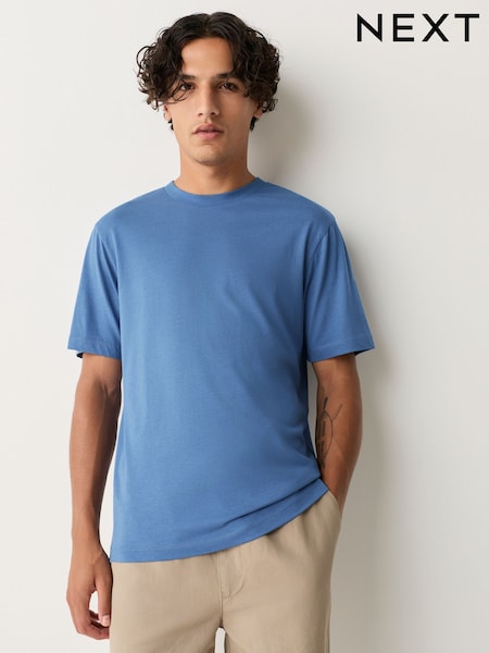 Azul - Modal Cotton Lightweight T-Shirt (W33952) | 16 €