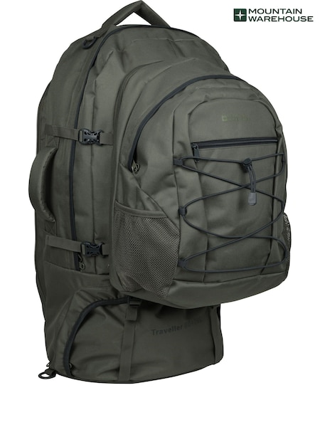 Mountain Warehouse Green Traveller 60L 20L Backpack (W34069) | €122