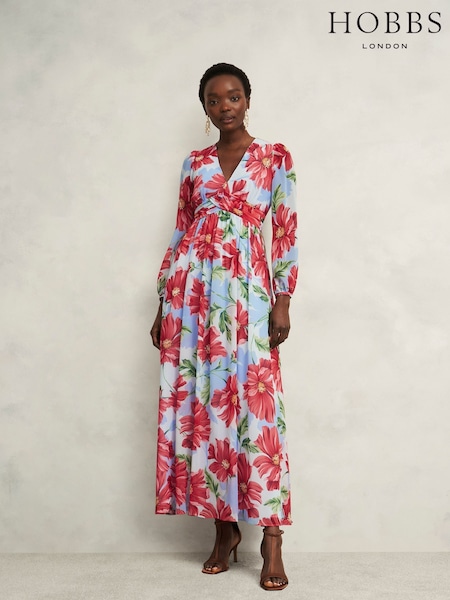 Hobbs Blue Amelie Dress (W34083) | 935 QAR