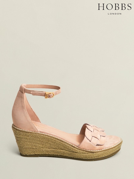 Hobbs Pink Francis Espadrille Sandals (W34094) | €140