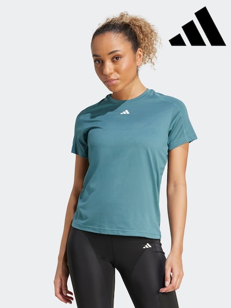 adidas Green Train Essentials Crew Neck T-Shirt (W34213) | AED134