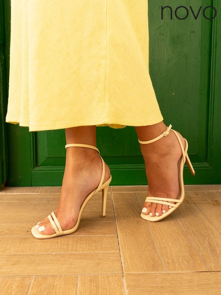 Novo Cream MATILDA Strappy Heeled Sandals (W34356) | €45