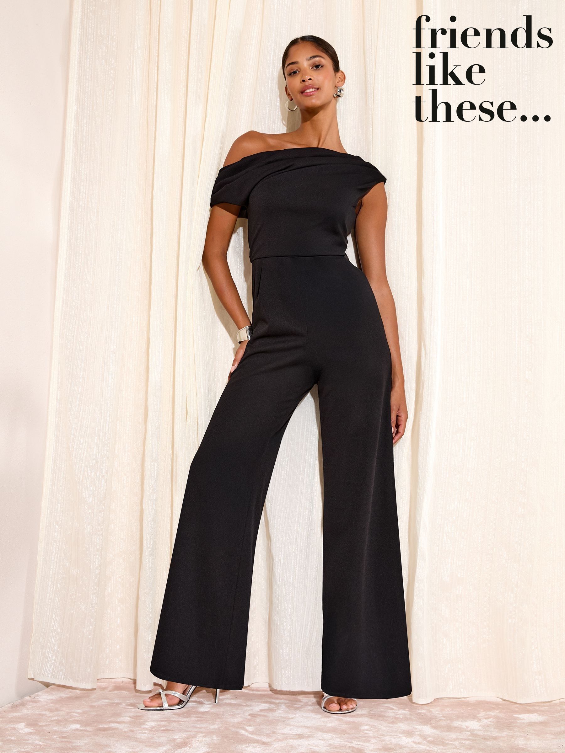 Occasionwear Asymmetric Jumpsuit | Next Oman