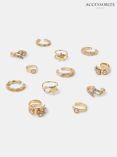 Accessorize Tone Celestial Ear Cuffs 6 Pack (W34816) | € 22