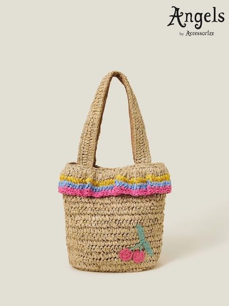 Angels By Accessorize Natural Cherry Woven Bag (W34842) | €19