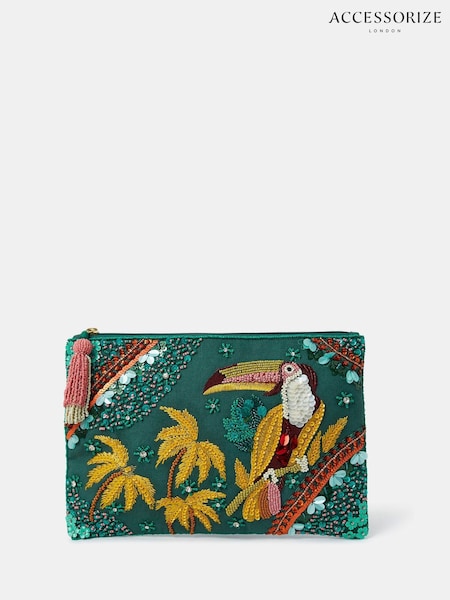 Accessorize Toucan Embellished Clutch Bag (W34844) | 1 390 Kč