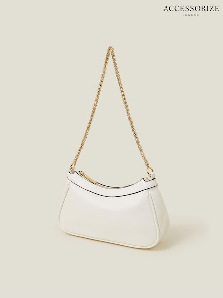 Accessorize White Woven Chain Shoulder Bag (W34864) | 217 QAR