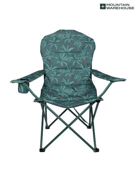 Mountain Warehouse Green Lightweight Patterned Deluxe King Chair (W34890) | $64