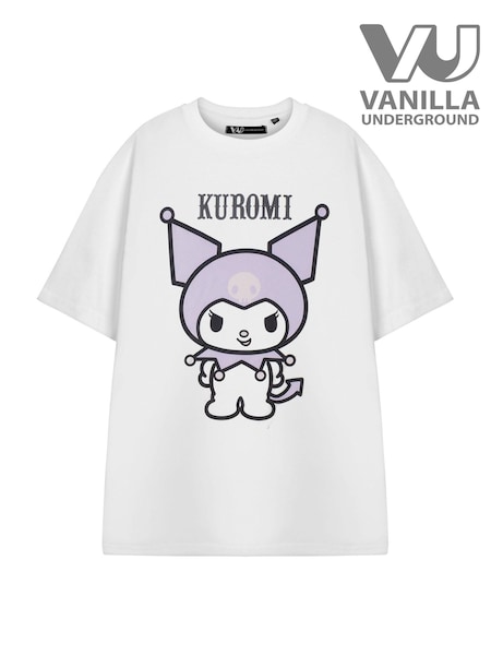 Vanilla Underground White Womens Hello Kitty Short Sleeve 100% Cotton T-Shirt (W34948) | €26