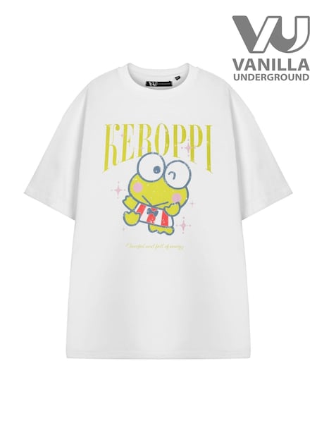 Vanilla Underground White Hello Kitty Short Sleeve 100% Cotton T-Shirt (W34950) | €26