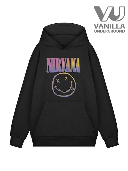 Vanilla Underground Black Nirvana 100% Cotton Hoodie (W34951) | €57