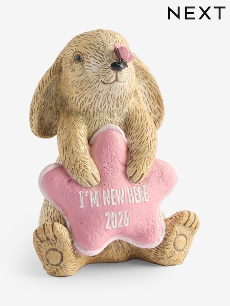 Baby Girl Born in 2026 Bunny Ornament (W34986) | € 10