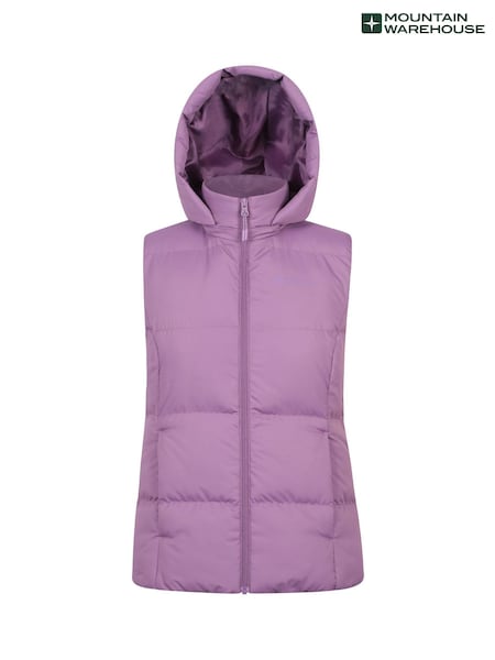 Пурпурный - Mountain Warehouse Astral II Womens Water-Resistant Padded Gilet (W35068) | €60