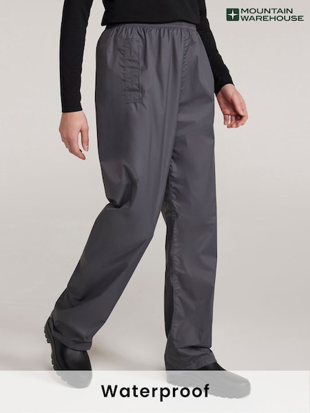 Mountain Warehouse Grey Womens Pakka Waterproof Over Trousers (W35236) | €35