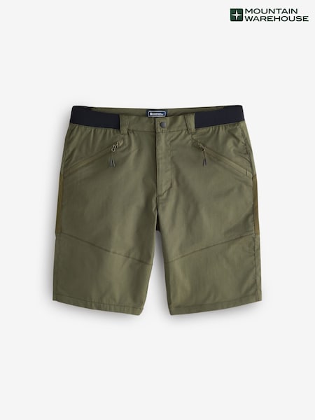 Mountain Warehouse Green Jungle Mens Trekking Shorts (W35248) | €59