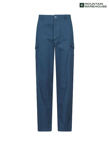 Mountain Warehouse Mens Lakeside 100% Cotton Cargo Trousers with UV Max Protection (W35265) | €34