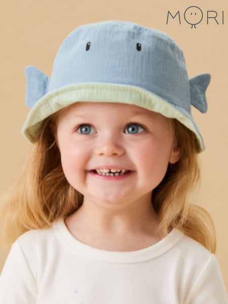 MORI Blue 100% Organic Cotton Hat (W35282) | R$ 180