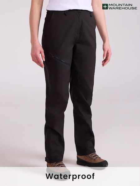 Mountain Warehouse Black Ultra Inca Womens Waterproof Trousers (W35357) | €128