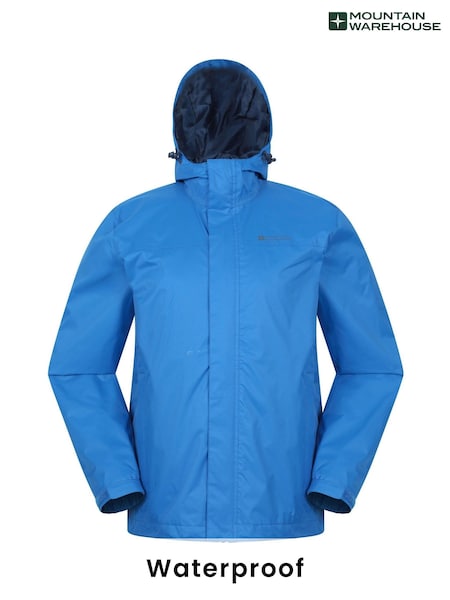 Mountain Warehouse Blue Mens Torrent Waterproof Jacket (W35370) | R$ 475