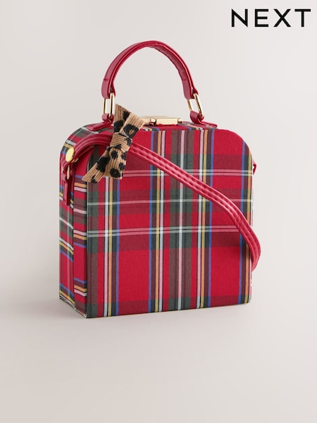 rdeča - Tartan Box Bag (W35502) | € 25