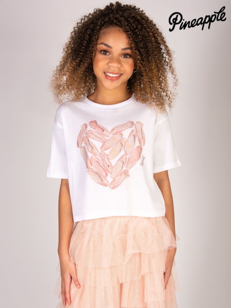 Pineapple Girls Ballet Pointe Shoe T-Shirt (W35540) | 149 LEI