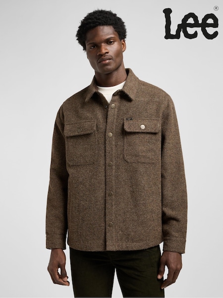 Lee Brown Overshirt Jacket (W35565) | €156