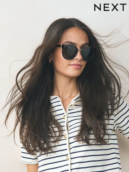 Black Round Sunglasses (W35745) | €17.50