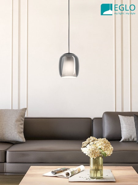 Eglo Ciampino Steel and Glass Pendant (W35843) | ₺2.407