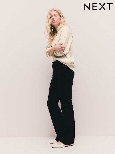 Chocolate Brown Cord Boootcut Trousers (W35899) | € 49