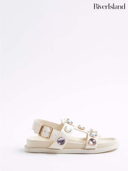 River Island Girls Gem Sandals (W35930) | 216 LEI