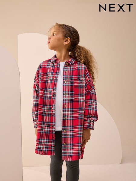 أحمر - Check Shirt (3-16yrs) (W35981) | ‏71 د.إ.‏ - ‏ 102‏ د.إ.