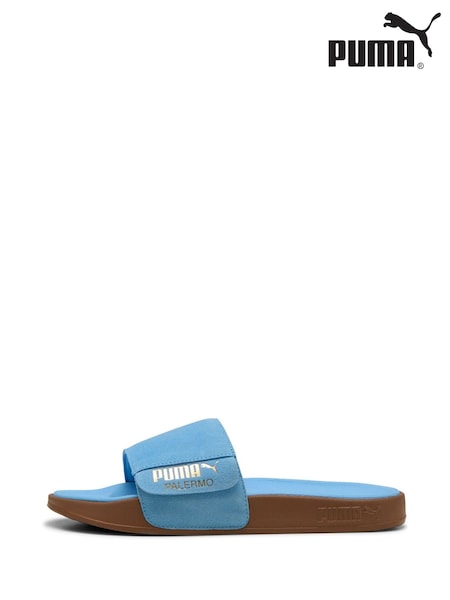 Puma Blue Leadcat 2.0 Palermo Foil Slides (W36013) | ₪226